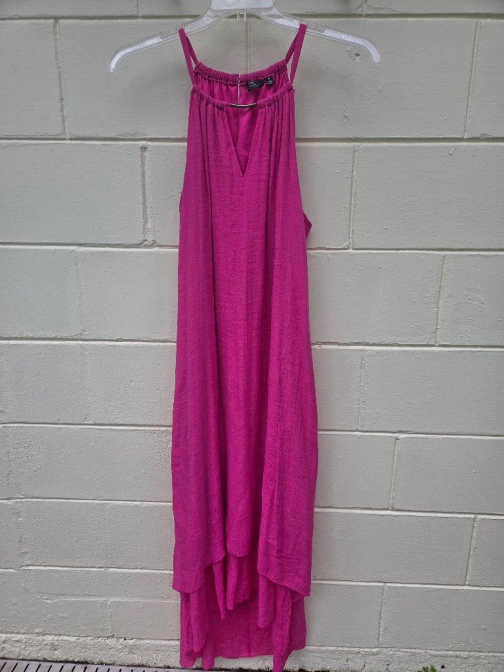 Mlle Gabrielle hi-low halter dress size 2X